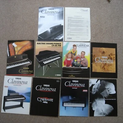 Yamaha Clavinova  Piano Brochures Collection. Sold as job lot or individually. - Image 1 of 4