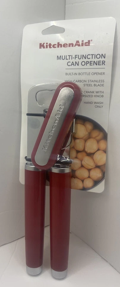 KitchenAid KE199OHERA Red ABS Plastic/Stainless Steel Manual Bottle/Can Opener