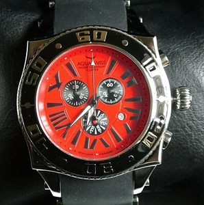 AQUASWISS Men's Swissport XG Day/Date Chronograph - List $1,800.00- Brand New! - Picture 1 of 12