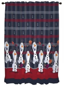 Disney Frozen 2 "Olaf" Kids Curtain Panel, Set of 2-AB07TC4V8MV5 - Picture 1 of 4