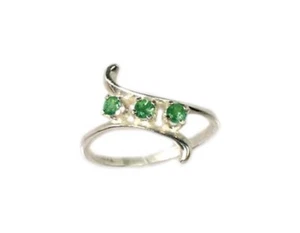 Antiker Alexandrit + Ring 19. Jh. 1/2 kt: russischer natürlicher Farbwechsel echter Handgeschliff - Bild 1 von 4