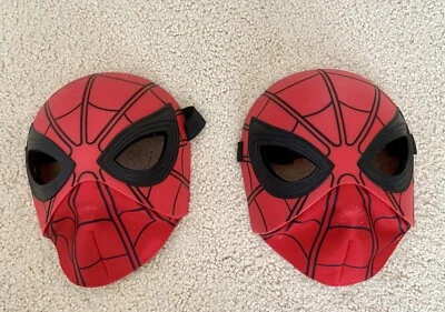 Marvel Spider-Man Homecoming Flip Up Mask Hasbro Adjustable Set of 2 - Image 1 of 4