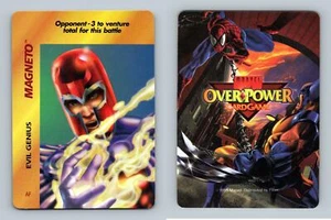 Magneto - Evil Genius - Marvel Overpower 1995 Fleer Special CCG Card - Picture 1 of 1