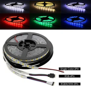 5050 RGBW RGB LED strip 5-20M 12V 60LED/M add RGB RGBW led controller and powerK - Picture 1 of 8
