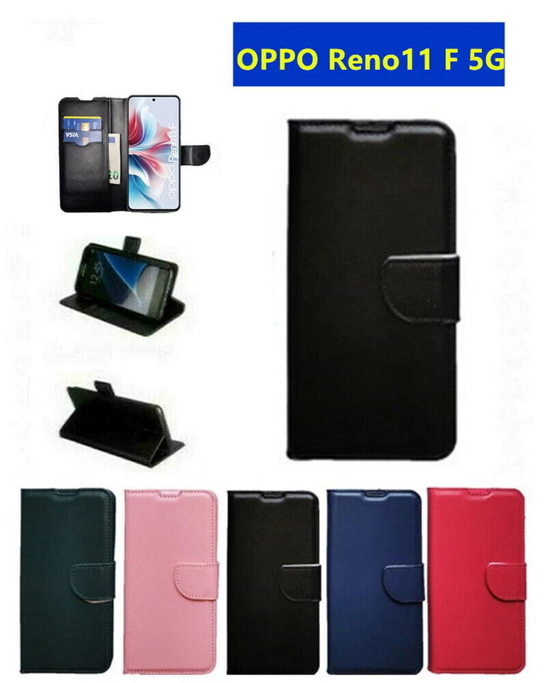 COVER CUSTODIA A LIBRO CHIUSURA CLIP MAGNETICA PER OPPO Reno11 F 5G