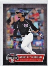 2017 Hickory Crawdads (High A-Texas Rangers) Series 2 Andretty Cordero