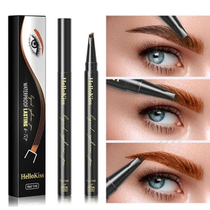 Microblading Tattoo Eyebrow Ink Pen Long Lasting Eye Brow Pencil 3D Fork Make ц - Picture 1 of 21