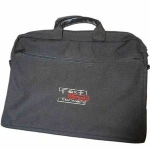 Bolso de Viaje Mensajero Negro Logo Avance Rápido Nintendo Años 90 DE COLECCIÓN CORREA FALTANTE - Imagen 1 de 16