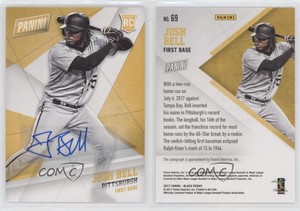 2017 Panini Black Friday Rookies Auto Josh Bell #69 Rookie Auto RC