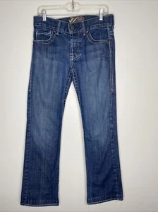 Herren William Rast Jeans 32 x 31 Billy Flare gerader Stiefel geschnitten mittel gewaschen Denim - Bild 1 von 7