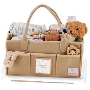 Baby Diaper Caddy Organizer | Felt Changing Table Organizer - XL | Diaper  - Picture 1 of 7