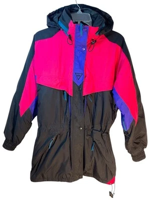 Abrigo Helly Hansen PARA HOMBRES XS Negro Rosa De Colección Años 90 Impermeable Esquí Nieve Parka Tecnología Foto 1 de 4