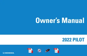 2022 Honda Pilot Owner's Manual User Guide - Picture 1 of 1