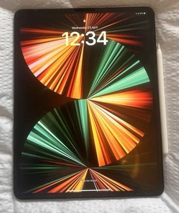 iPad Pro 12.9” 5th Generation WiFi + Cellular Including Apple Pencil - Picture 1 of 6