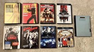 9 Movie DVD Lot Quentin Tarantino Collection Kill Bill Django Sin City Bastards - Picture 1 of 4