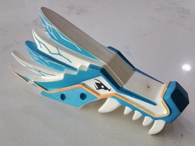 Lego Dragon Upper Jaw and Dragon God Banner Ninjago Blue Ice Dragon Attack 2260