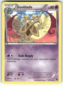Doublade XY - BREAKpoint Uncommon Pokemon Lightly played - Picture 1 of 2