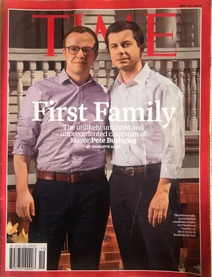 Time Magazine May 13 2019 FIRST FAMILY Mayor Pete Buttigieg - Image 1 of 2