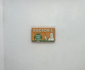 Vintage Advertisement Doctors Single Edge Razor Blade - Picture 1 of 4