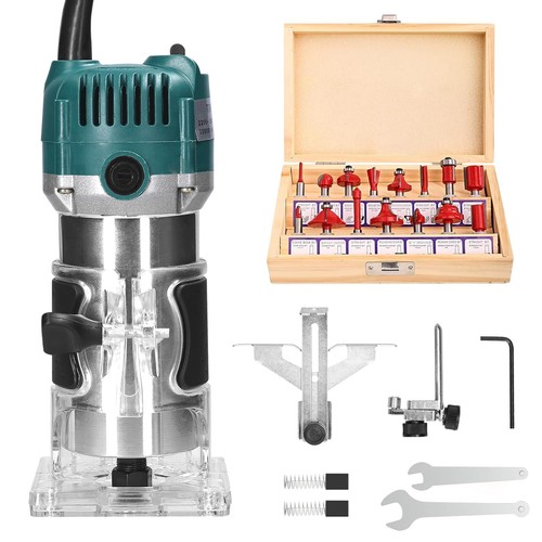 110V Router Tool, 800W Compact Wood Router Tool 30000RPM Electric ...