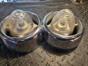 1951 PACKARD FRONT PARK LIGHT ASSEMBLIES PAIR - Picture 1 of 9