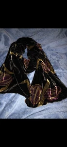 Vintage Schal Design von Chelsea von Joseph Maße 10/60 Samt - Bild 1 von 10