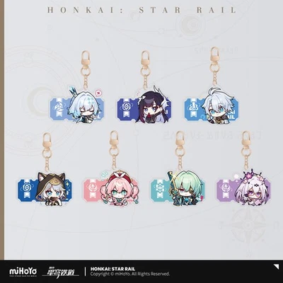 miHoYo Honkai: Star Rail Keychain Cute Keyring Official Pom-Pom Museum Ver 3.5 - Image 1 of 4