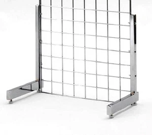 2FT X 5FT Gridwall Rete Display Pannello Su Autonomo L-LEGS Shopfittings-Retail - Foto 1 di 3