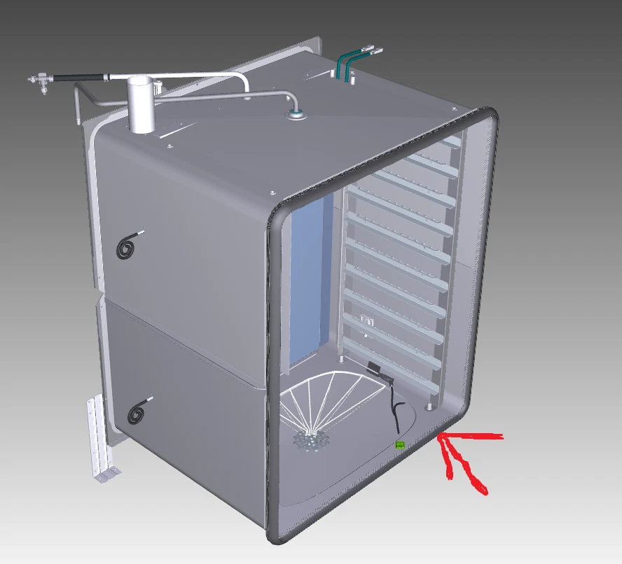 Türdichtung KGN1391C zu Unox Kombidämpfer XV703G / XVC704  / XVC705 Cheftop - Bild 1 von 1