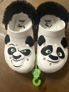 Crocs Classic Kung Fu Panda Clog Size J1 - Picture 1 of 9