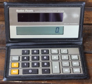 Vintage Radio Shack Calculator EC-409 Calculator (Solar Power) Works Great - Picture 1 of 6