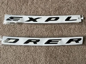 Explorer Raised Emblem Badge - Matte Black Letters - For Explorer 2011-2020 - Picture 1 of 1
