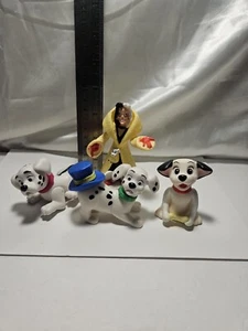 Disney 101 Dalmatians McDonalds Puppy Dogs Toys Play Figures Mixed Lot of 4 - Picture 1 of 10
