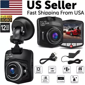 2.4'' Full HD 1080P Dash Cam Car DVR Front or Rear Camera Night Vision G-sensor - Picture 1 of 13
