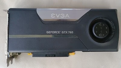 EVGA nVidia GeForce GTX 760 Superclocked 2GB 256BIT GDDR5 PCIe 3.0 Graphics Card - Image 1 of 4