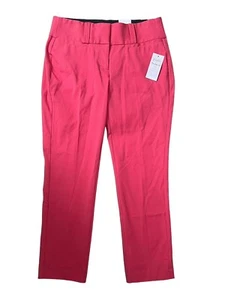 NEW Candie's Dress Pants Marilyn Fit Women's Size 9 Ankle Cut Mid Rise Dark Pink - Picture 1 of 8