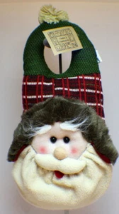 Door Knob Plush Hanger Santa Claus Greeter Hanna's Handiworks Winter Decor - Picture 1 of 3