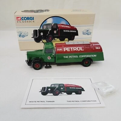 Corgi Classics # 98449 Road Transport White Petrol Tanker Limited #5862 of 6500 - Image 1 of 4