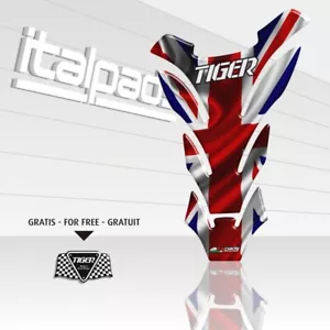 "Almohadilla de tanque para Triumph Tiger "DETROIT" + 1 pegatina GRATIS - Imagen 1 de 1