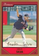 2007 Bowman Gold #117 Carlos Silva Minnesota Twins