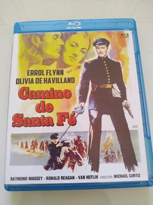 Santa Fe Errol Flynn Havilland Blu-Ray Spanish English Region A-B-C Am - Image 1 of 4
