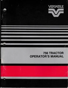 Versatile 756 Tractor Operator's Manual - Picture 1 of 1