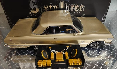 Sac City Beats RC Scale Bluetooth Lautsprecher Kofferraum Kit für Redcat Sixtythree Impala - Bild 1 von 4
