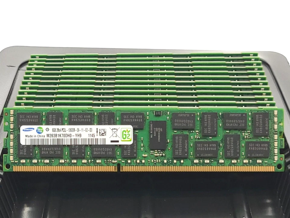 32GB (4x8GB) Samsung 2Rx4 PC3L-10600R DDR3-1333 M393B1K70DH0 - Image 1 of 1