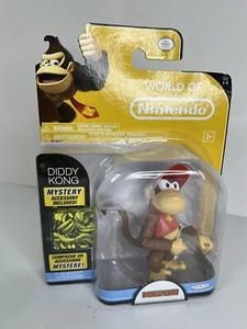 World of Nintendo Diddy Kong 3.25 in Figure + Mystery Item - Jakks Pacific - NEW - Picture 1 of 3