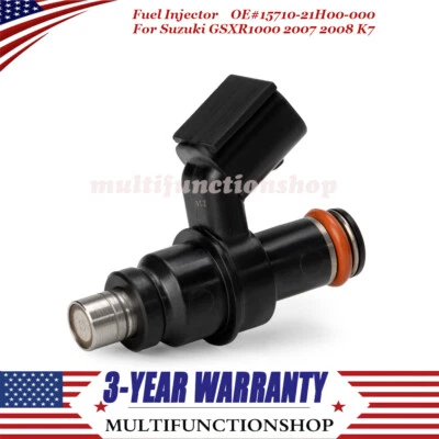 Inyector de combustible 15710-21H00-000 para Suzuki GSXR1000 2007 2008 K7 15710-21H00 NUEVO Foto 1 de 4