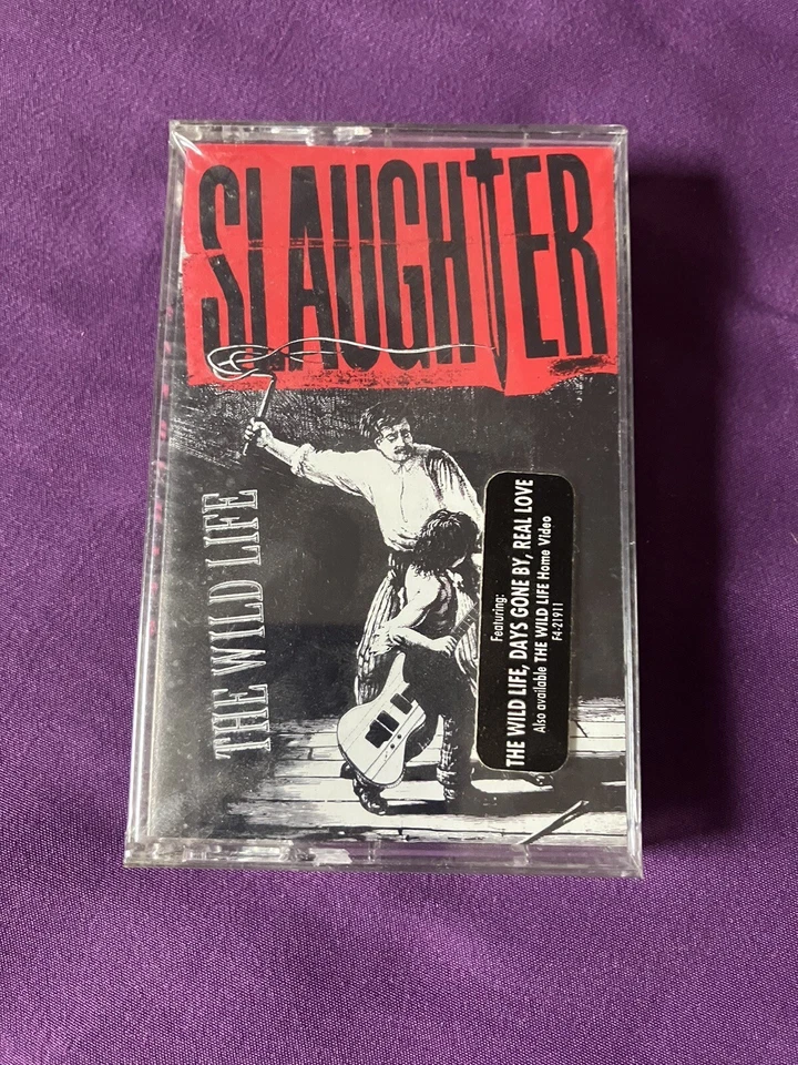 Slaughter The Wild Life Cassette Tape 1992 F4-21911 Chrysalis