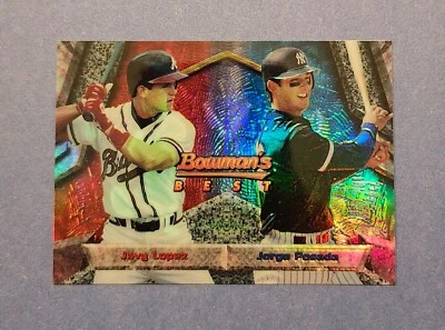 Bowman's Best Refractor #106 1994 Jorge Posada, Javy Lopez RC SP COMO NUEVO *BPCARDS* Foto 1 de 2