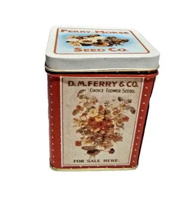 Bristol Ware Ferry Morse Seed Co Collectors Tin Reproduction 4.5 x 3.5" - Image 1 of 4