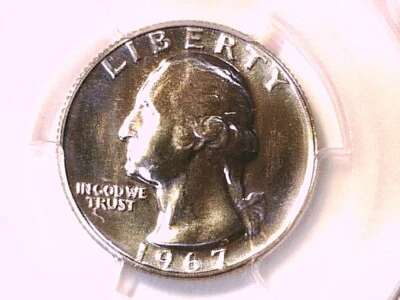 1967 P Washington Quarter PCGS SP 67 SMS 37306005 - Image 1 of 3